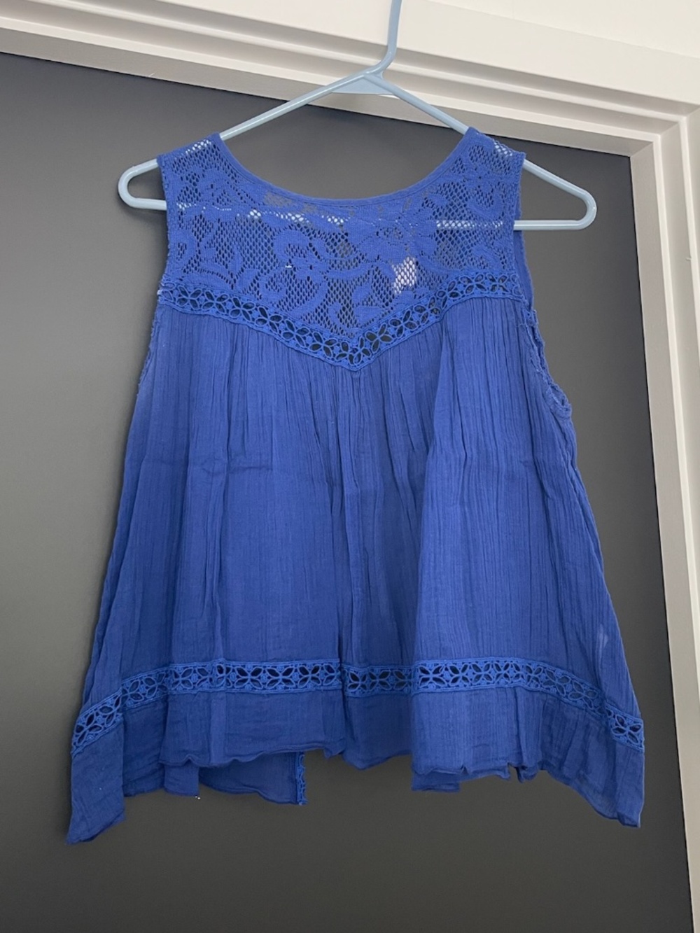 Free People Open-Back Shirt